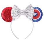 Disney-Kids-Party-Dress-up-Daisy-Donald-Duck-Headband-Sequin-Bow-Glitter-Headdress-Girls-Independence-Day